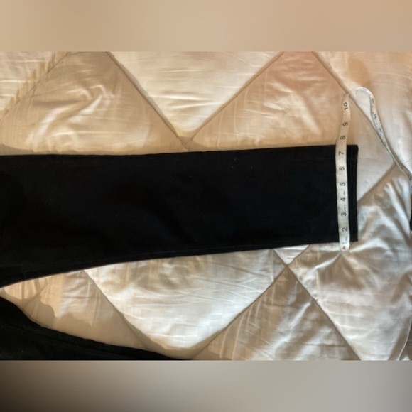 KATE SPADE Broome Street 27 Stretch Velveteen Pant Straight Leg Black - Picture 6 of 14